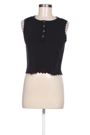 Γυναικείο αμάνικο μπλουζάκι Object, Μέγεθος L, Χρώμα Μαύρο, Τιμή 13,61 €