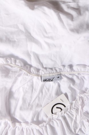 Damska koszulka na ramiączkach Okay, Rozmiar XL, Kolor Biały, Cena 22,87 zł