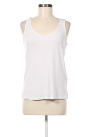 Γυναικείο αμάνικο μπλουζάκι Pieces, Μέγεθος M, Χρώμα Λευκό, Τιμή 14,38 €