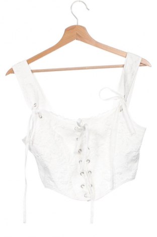 Γυναικείο αμάνικο μπλουζάκι SHEIN, Μέγεθος XS, Χρώμα Λευκό, Τιμή 6,65 €