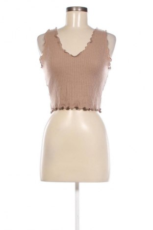 Γυναικείο αμάνικο μπλουζάκι SHEIN, Μέγεθος M, Χρώμα  Μπέζ, Τιμή 8,04 €