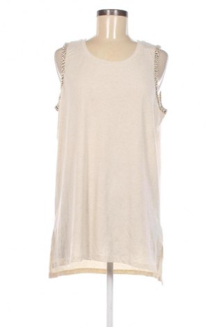 Γυναικείο αμάνικο μπλουζάκι Suzy Shier, Μέγεθος XL, Χρώμα Εκρού, Τιμή 6,65 €