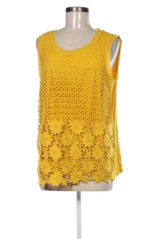 Γυναικείο αμάνικο μπλουζάκι Taifun, Μέγεθος XL, Χρώμα Κίτρινο, Τιμή 13,81 €