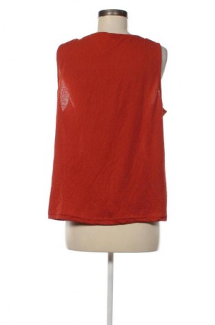 Γυναικείο αμάνικο μπλουζάκι Takko Fashion, Μέγεθος L, Χρώμα Πορτοκαλί, Τιμή 3,94 €