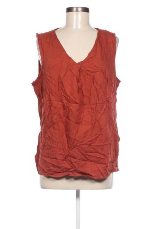 Γυναικείο αμάνικο μπλουζάκι Tom Tailor, Μέγεθος L, Χρώμα Καφέ, Τιμή 8,66 €