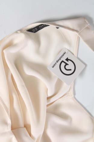 Γυναικείο αμάνικο μπλουζάκι Zara, Μέγεθος XS, Χρώμα Εκρού, Τιμή 6,14 €