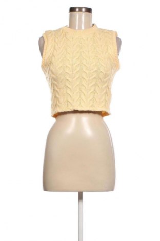 Γυναικείο αμάνικο μπλουζάκι Zara, Μέγεθος M, Χρώμα Κίτρινο, Τιμή 6,80 €