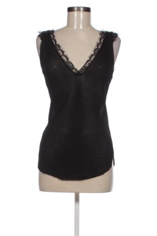 Γυναικείο αμάνικο μπλουζάκι Zara Knitwear, Μέγεθος M, Χρώμα Μαύρο, Τιμή 14,58 €
