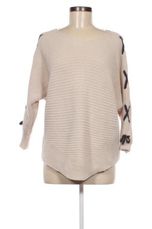 Γυναικείο πουλόβερ, Μέγεθος L, Χρώμα Εκρού, Τιμή 9,33 €