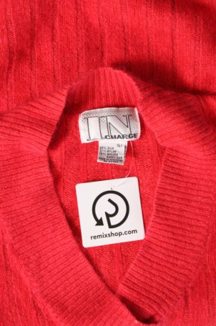 Дамски пуловер, Размер L, Цвят Червен, Цена 29,00 лв.