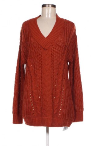 Γυναικείο πουλόβερ, Μέγεθος L, Χρώμα Πορτοκαλί, Τιμή 9,33 €