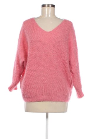 Dámský svetr, Velikost M, Barva Růžová, Cena  240,00 Kč