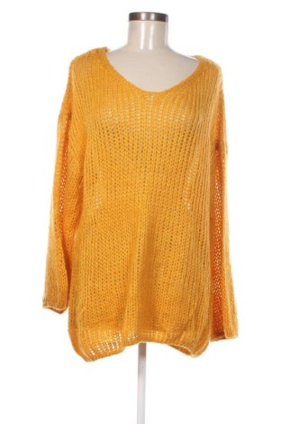 Γυναικείο πουλόβερ, Μέγεθος L, Χρώμα Κίτρινο, Τιμή 6,28 €