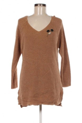 Γυναικείο πουλόβερ, Μέγεθος L, Χρώμα Καφέ, Τιμή 9,33 €