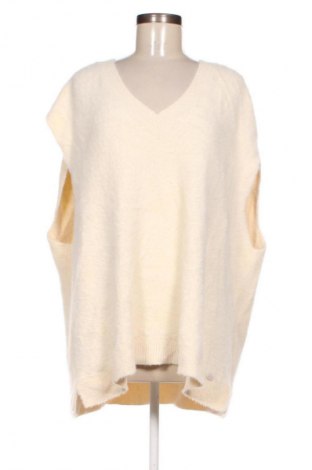 Γυναικείο πουλόβερ, Μέγεθος 4XL, Χρώμα Εκρού, Τιμή 8,97 €