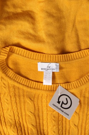Дамски пуловер, Размер XXL, Цвят Жълт, Цена 20,30 лв.