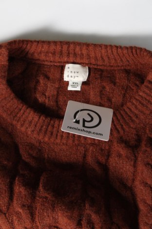Γυναικείο πουλόβερ A New Day, Μέγεθος XXL, Χρώμα Καφέ, Τιμή 12,56 €