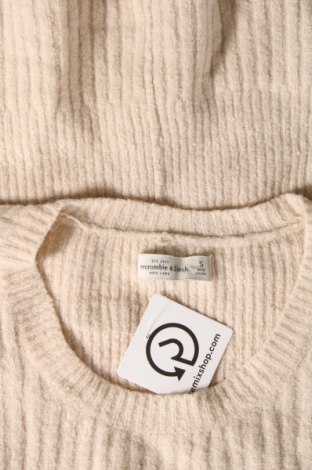Дамски пуловер Abercrombie & Fitch, Размер S, Цвят Бежов, Цена 40,30 лв.