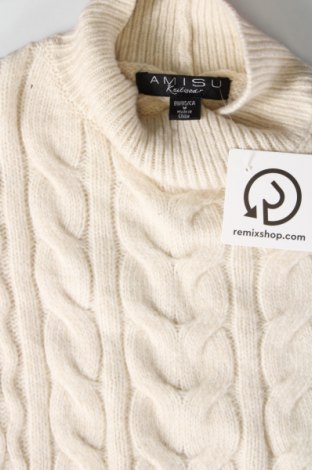 Дамски пуловер Amisu, Размер M, Цвят Екрю, Цена 15,95 лв.
