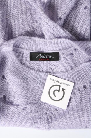 Дамски пуловер Aniston, Размер L, Цвят Лилав, Цена 15,95 лв.