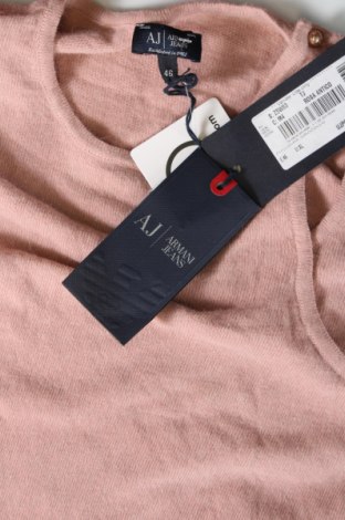 Damski sweter Armani Jeans, Rozmiar L, Kolor Popielaty róż, Cena 975,56 zł