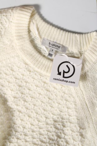 Дамски пуловер B.Young, Размер S, Цвят Бял, Цена 18,70 лв.