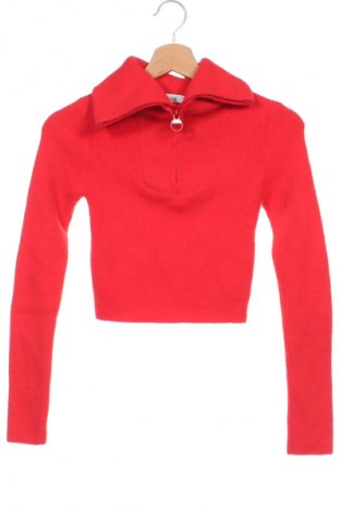 Дамски пуловер Bershka, Размер S, Цвят Червен, Цена 15,08 лв.