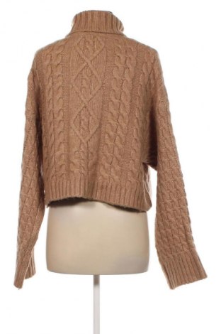 Дамски пуловер Bershka, Размер L, Цвят Бежов, Цена 15,95 лв.