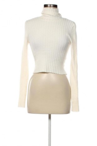 Γυναικείο πουλόβερ Bershka, Μέγεθος M, Χρώμα Λευκό, Τιμή 9,87 €