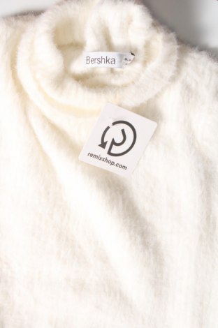 Pulover de femei Bershka, Mărime L, Culoare Alb, Preț 52,46 Lei
