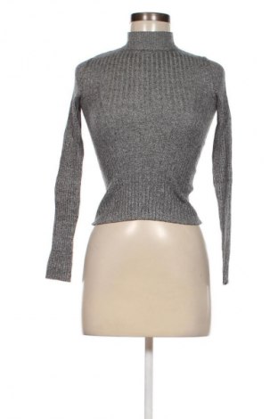 Дамски пуловер Bershka, Размер XS, Цвят Сив, Цена 15,08 лв.