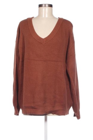 Дамски пуловер Body Flirt, Размер XL, Цвят Кафяв, Цена 18,85 лв.