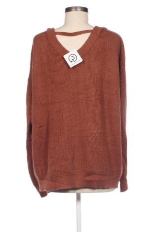 Дамски пуловер Body Flirt, Размер XL, Цвят Кафяв, Цена 17,98 лв.