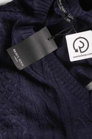 Γυναικείο πουλόβερ Brave Soul, Μέγεθος S, Χρώμα Μπλέ, Τιμή 29,69 €