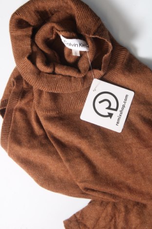 Дамски пуловер Calvin Klein, Размер M, Цвят Кафяв, Цена 52,80 лв.