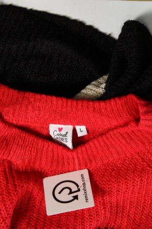 Дамски пуловер Casual Ladies, Размер L, Цвят Многоцветен, Цена 15,95 лв.