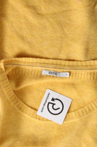 Γυναικείο πουλόβερ Cecil, Μέγεθος XL, Χρώμα Κίτρινο, Τιμή 16,48 €