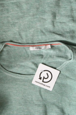 Дамски пуловер Cecil, Размер L, Цвят Зелен, Цена 21,32 лв.