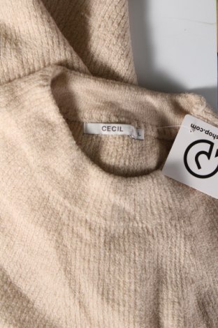 Дамски пуловер Cecil, Размер L, Цвят Бежов, Цена 16,40 лв.