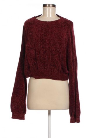 Дамски пуловер Charlotte Russe, Размер L, Цвят Червен, Цена 15,08 лв.