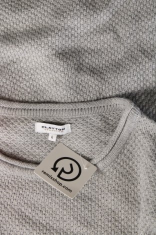 Дамски пуловер Clayton, Размер L, Цвят Сив, Цена 15,95 лв.