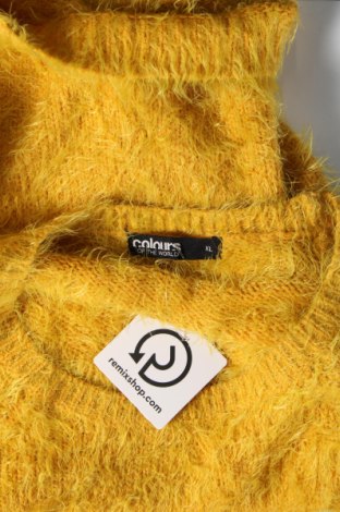 Damski sweter Colours Of The World, Rozmiar XL, Kolor Żółty, Cena 60,29 zł