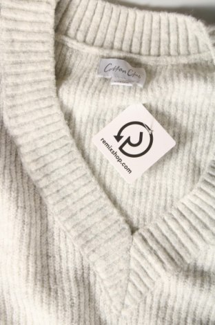 Дамски пуловер Cotton Club, Размер M, Цвят Сив, Цена 13,05 лв.