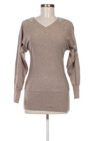 Γυναικείο πουλόβερ Creme Fraiche, Μέγεθος L, Χρώμα  Μπέζ, Τιμή 13,95 €