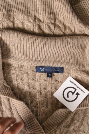Damenpullover Crew Clothing Co., Größe XL, Farbe Beige, Preis 30,20 €