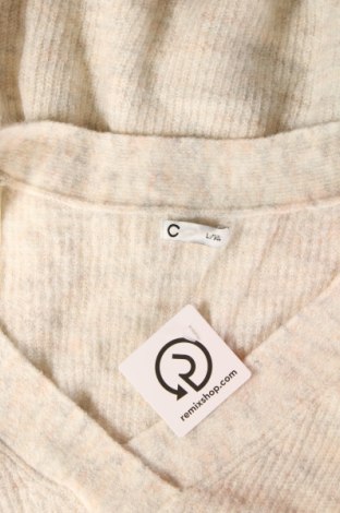 Дамски пуловер Cubus, Размер L, Цвят Екрю, Цена 15,95 лв.