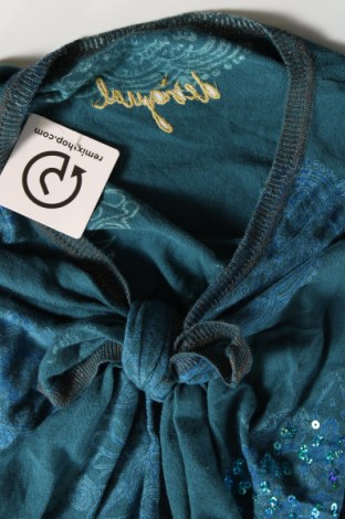 Дамски пуловер Desigual, Размер L, Цвят Син, Цена 46,50 лв.
