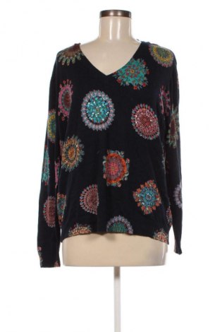 Γυναικείο πουλόβερ Desigual, Μέγεθος M, Χρώμα Πολύχρωμο, Τιμή 24,93 €