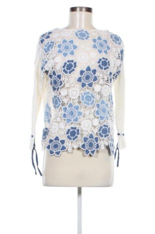 Γυναικείο πουλόβερ Desigual, Μέγεθος S, Χρώμα Λευκό, Τιμή 24,93 €