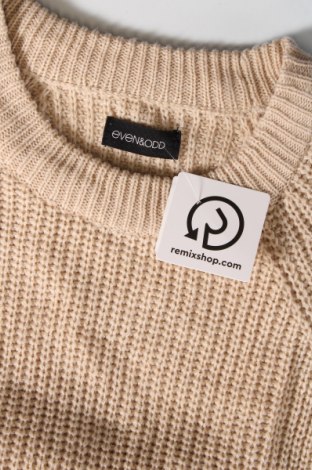 Дамски пуловер Even&Odd, Размер S, Цвят Бежов, Цена 15,08 лв.
